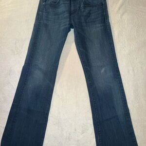 7 For All Mankind Dark Blue Denim Pants